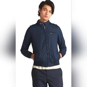 Members Only Dark Blue Bomber Jacket